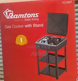 Four Burner Cooker With Shelves