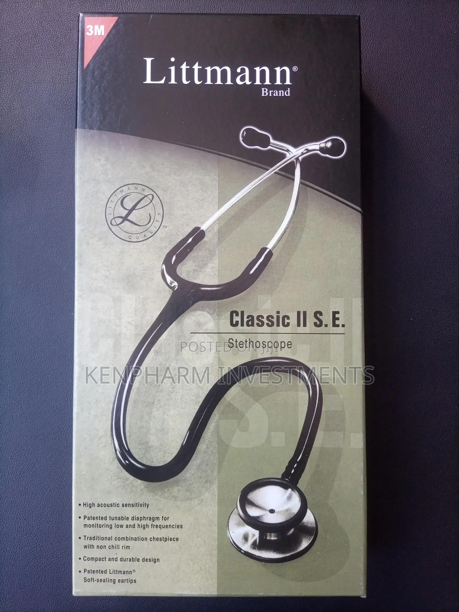 Littmann Classic 2 Stethoscope Black; Ltb01