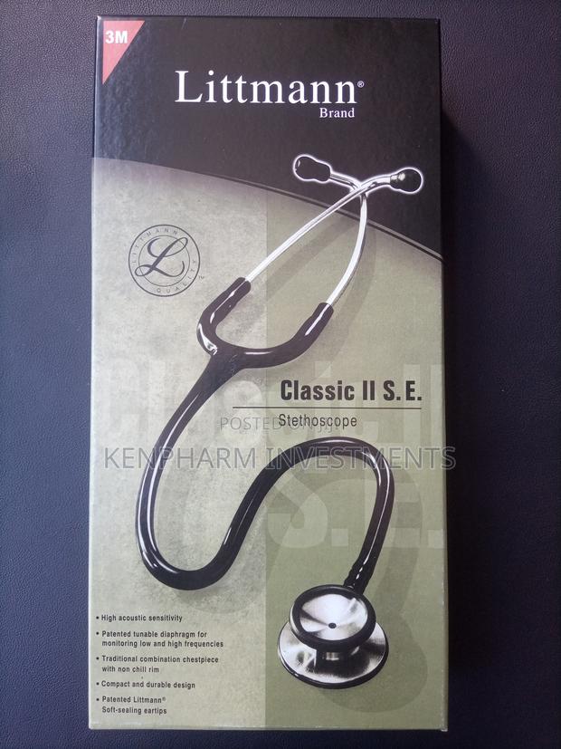 Littmann Classic 2 Stethoscope Black; Ltb01 - main view