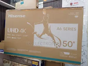Hisense 50 Inch Smart Uhd Frameless Tv 50a6n (2024 Model)
