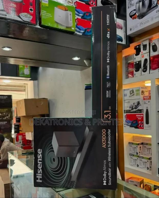 Hisense Sound Bar 280watts 3.1 Channel (Ax3100g)