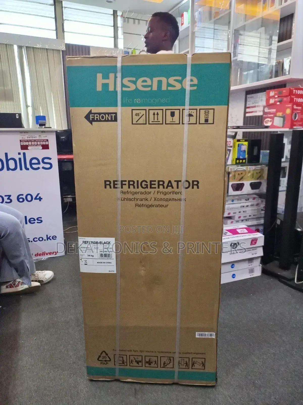 Hisense 176litres Single Door Fridge (Ref176dr)