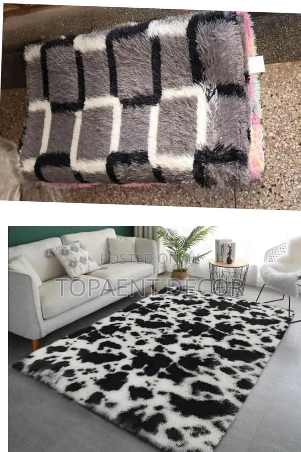7 by 10 Patched Fluffy Warm House Carpets