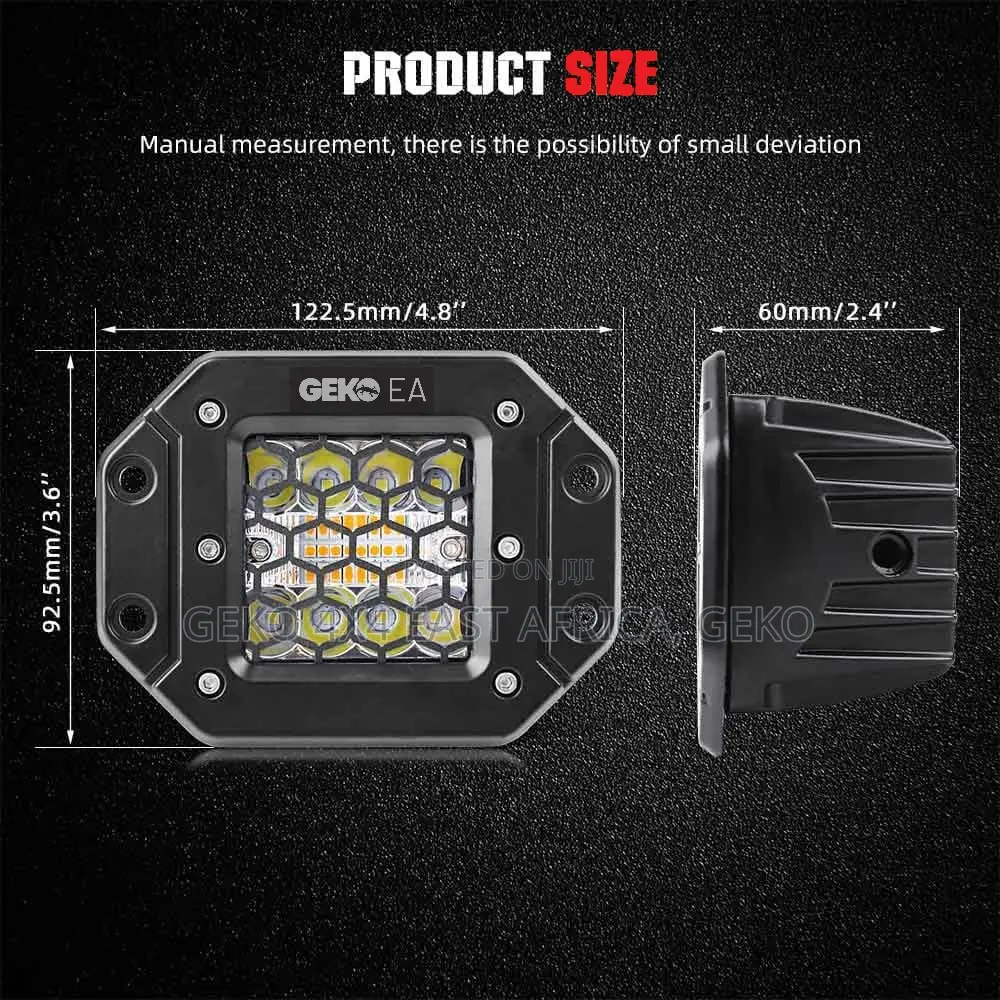 3 Inch Dual Color Meshed Flash Mount With Harness 6 Function