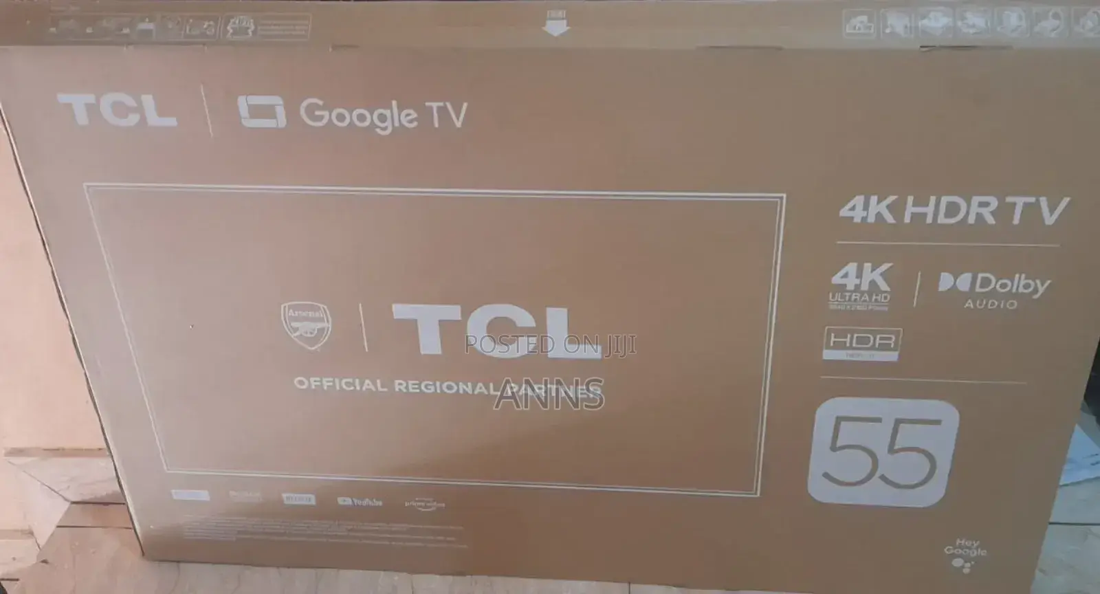 TCL 55 Inch ~ HDRT Frameless Tv