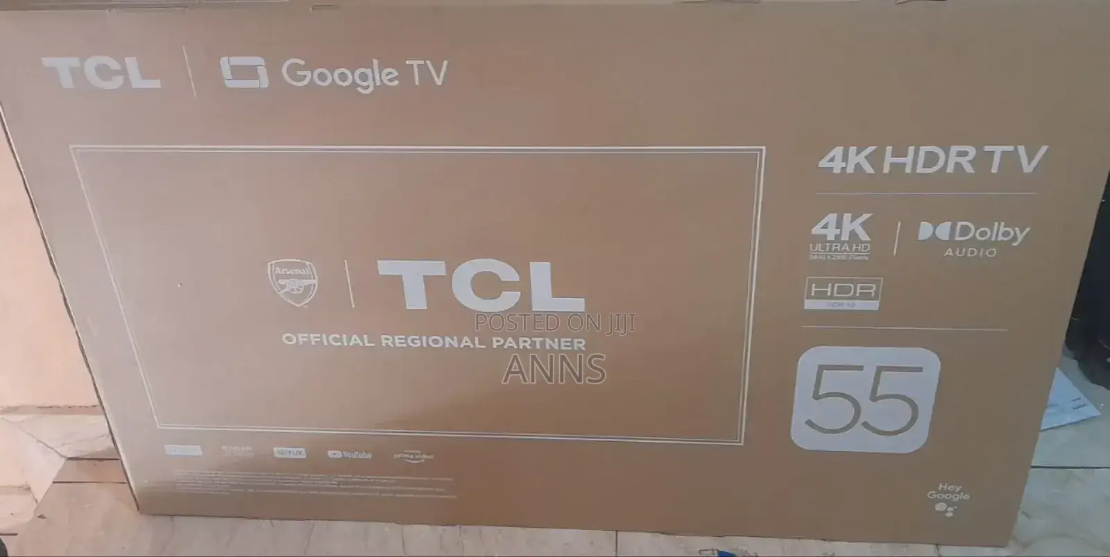 TCL 55 Inch ~ HDRT Frameless Tv