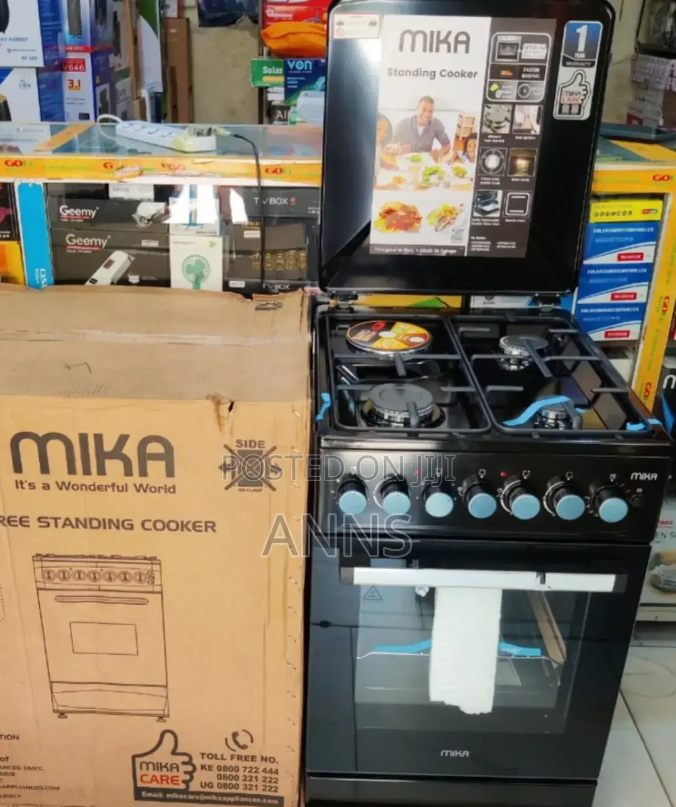Mika 50/60 Standing 3+1 Cooker