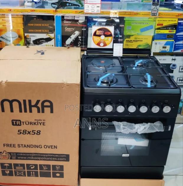 Mika 3gas+1 Electric Standing 58×58cm Cooker