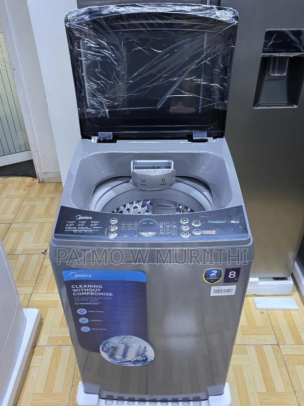 Washing Machine, Midea Washing Machine 8kg Wash and Spin - main view