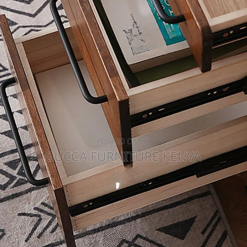 Cabinets: Mobile Pedestal Classic Rubberwood Office Cabinet