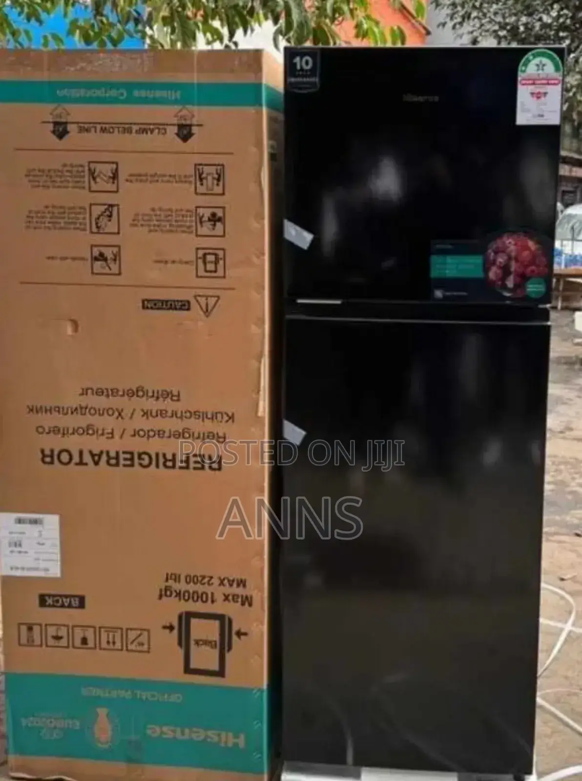 Hisense 320litres Top Freezer Double Door Fridge-No Frost