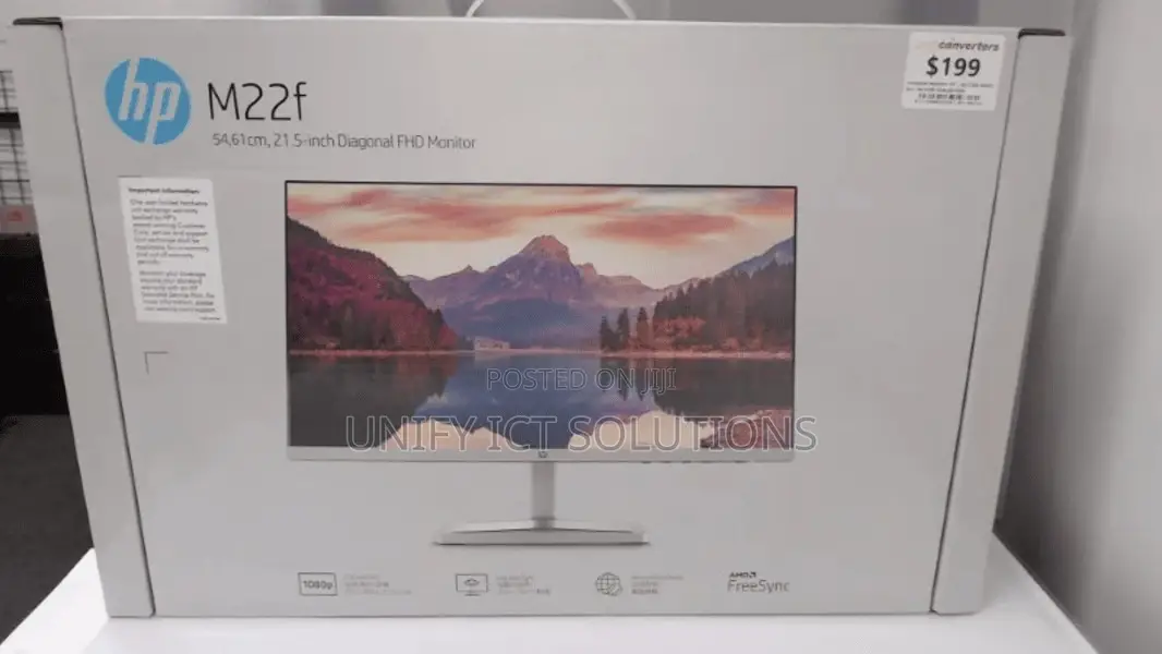 HP 22f 22 Inch Display Monitor - 2XN58AA