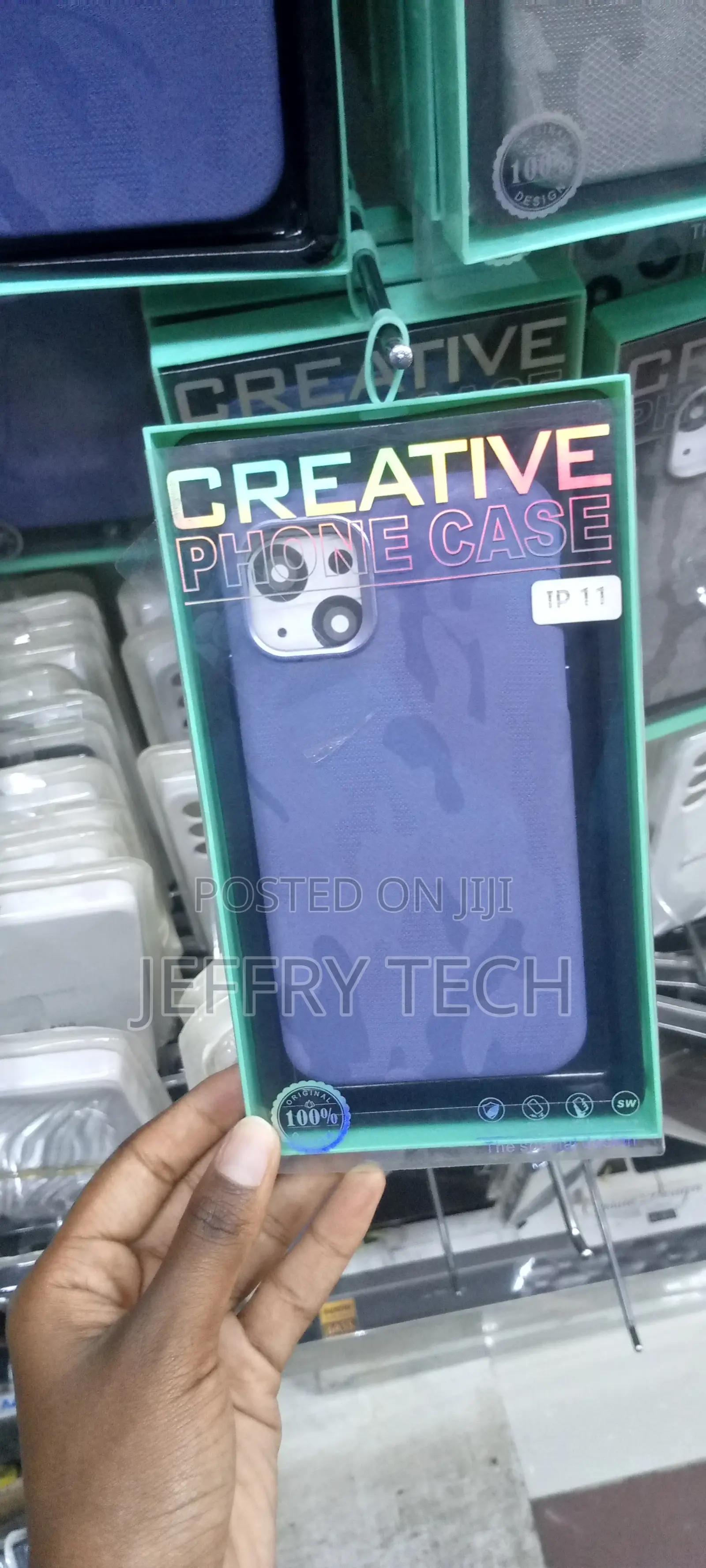 iPhone 11 Case Carbon Fibre Protective iPhone-blue