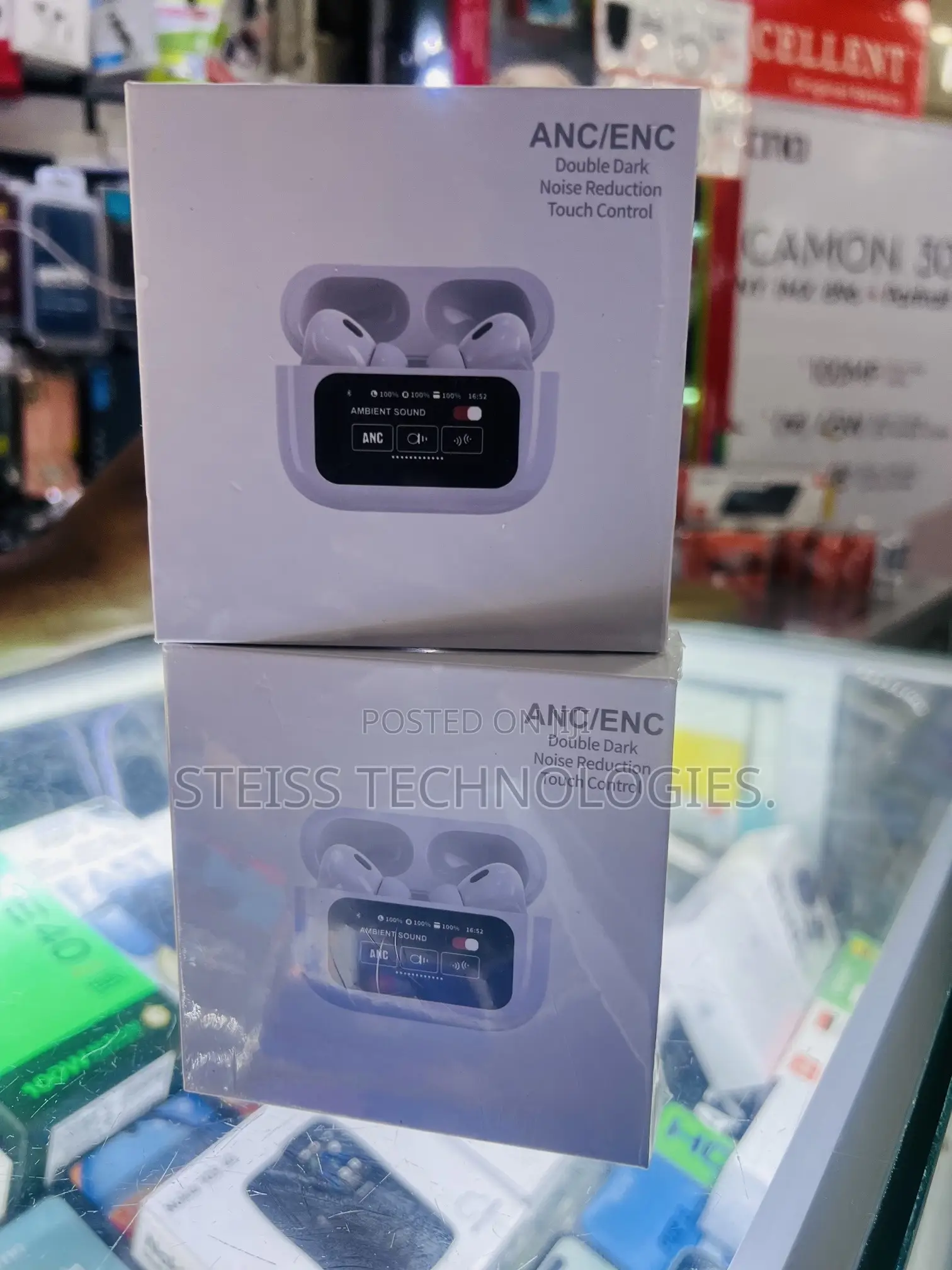 Anc/Enc Airpods With Screen