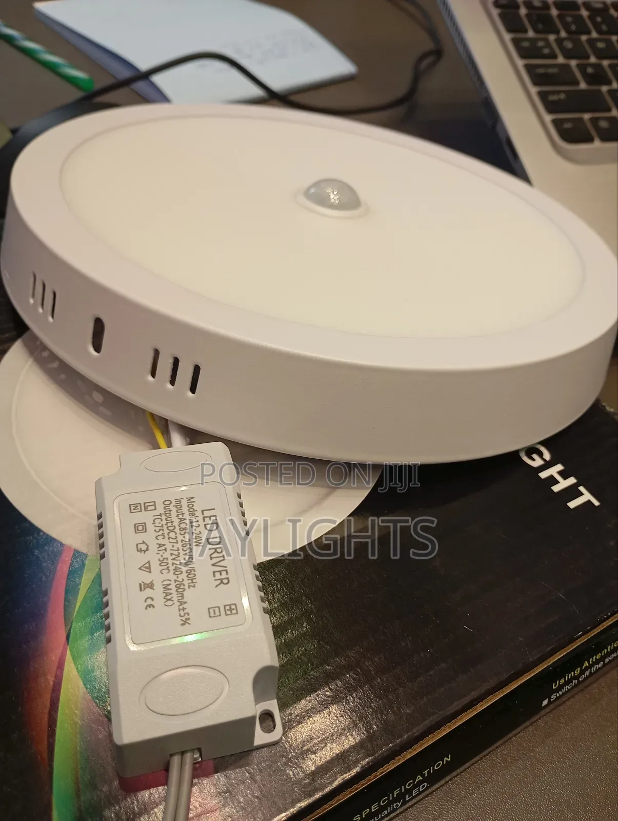 18W Ceiling Lamp LED Human Sensing Light Panel Light