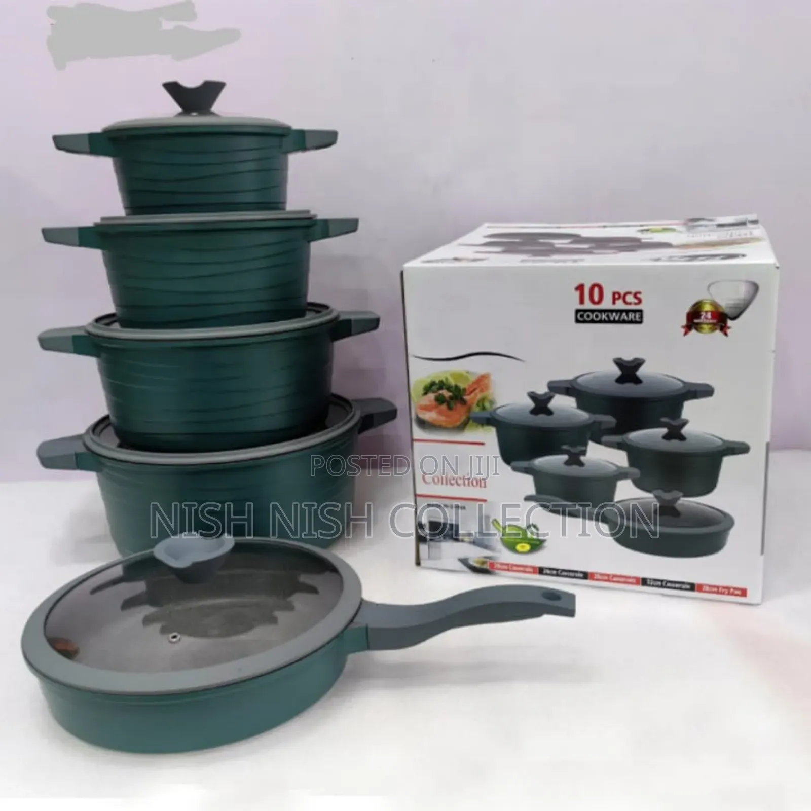 10pcs BNM Granite Cookware Set*