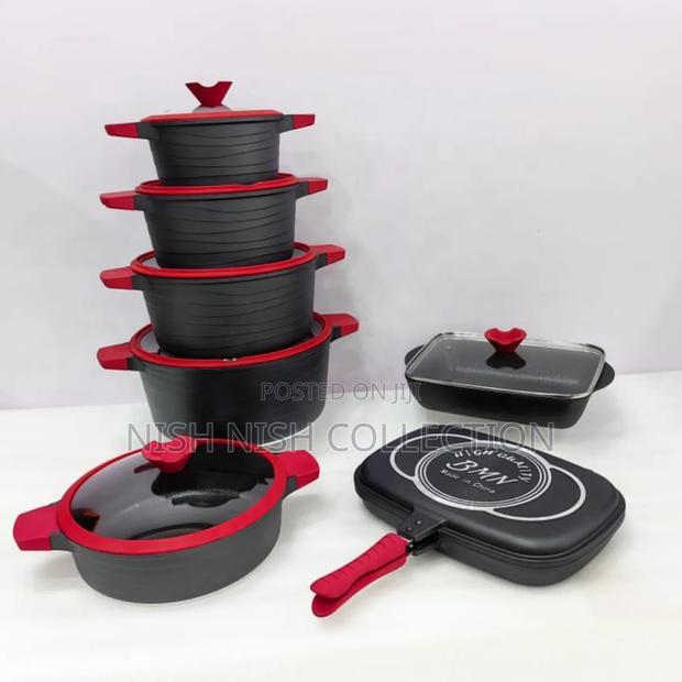 *14pcs BMN Granite Cookware Set With a Grillpan - thumbnail 2