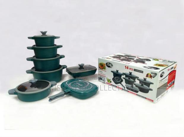*14pcs BMN Granite Cookware Set With a Grillpan - thumbnail 3
