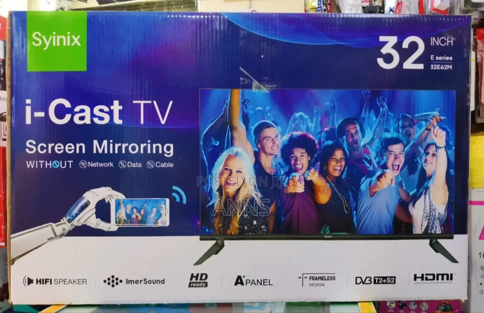 Syinix 32 Inch Smart I- Cast Television