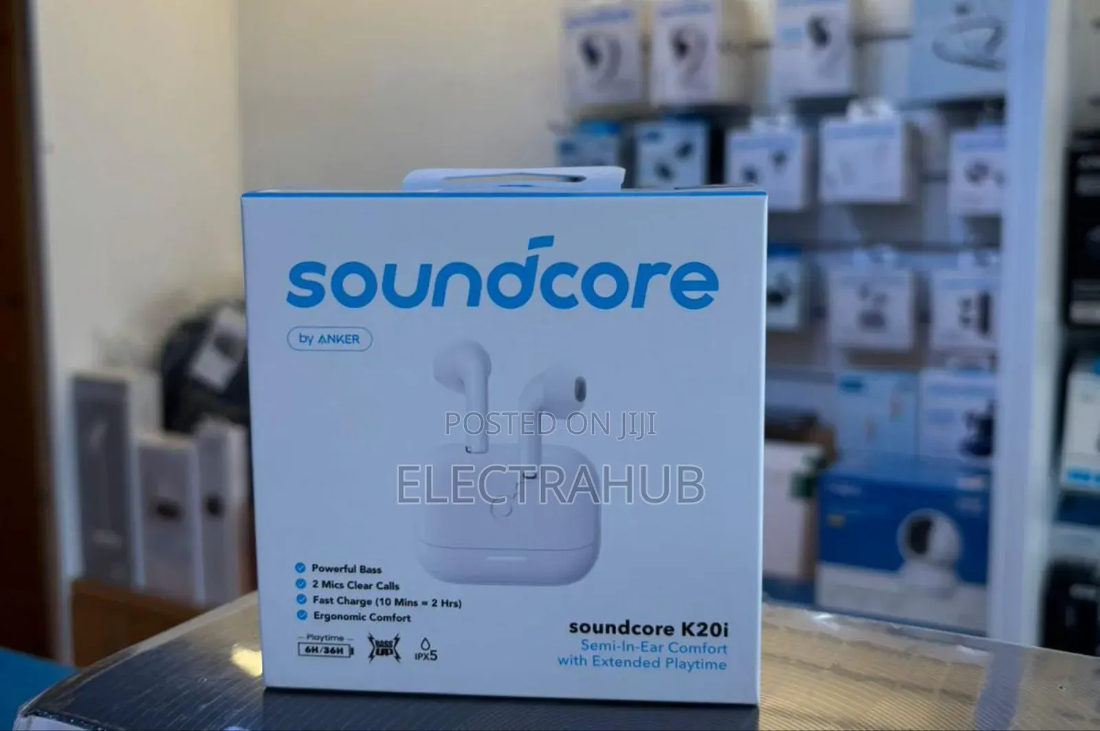 Anker Soundcore K20i Semi-in-Ear Fit (Apple Earpods Shape)
