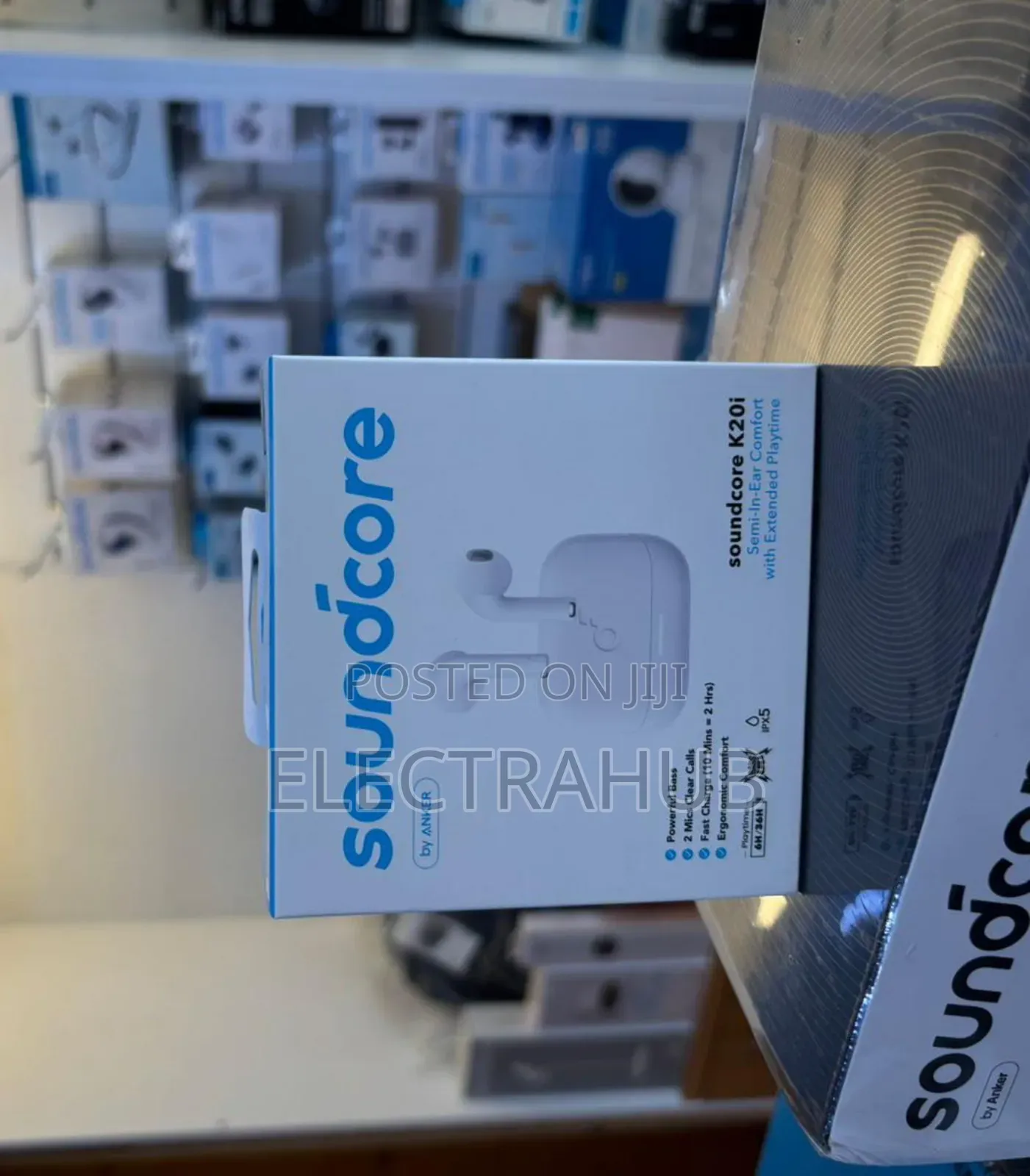 Anker Soundcore K20i Semi-in-Ear Fit (Apple Earpods Shape)