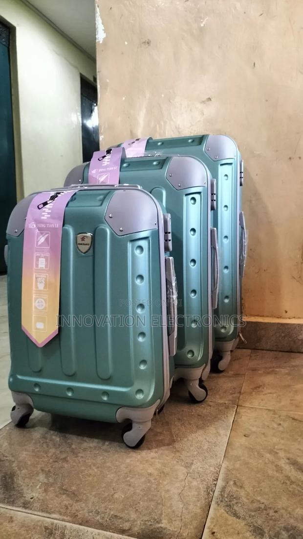 3 in 1 Unbreakble Laxurious Rubber Suitcase Briefcase - thumbnail 3