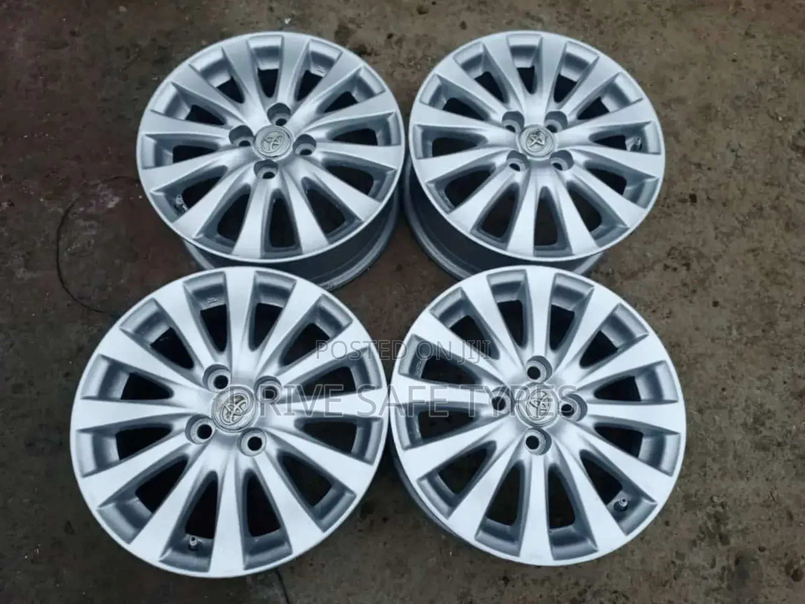 15 Inch Fielder Ex Japan Original Rims Set Silver