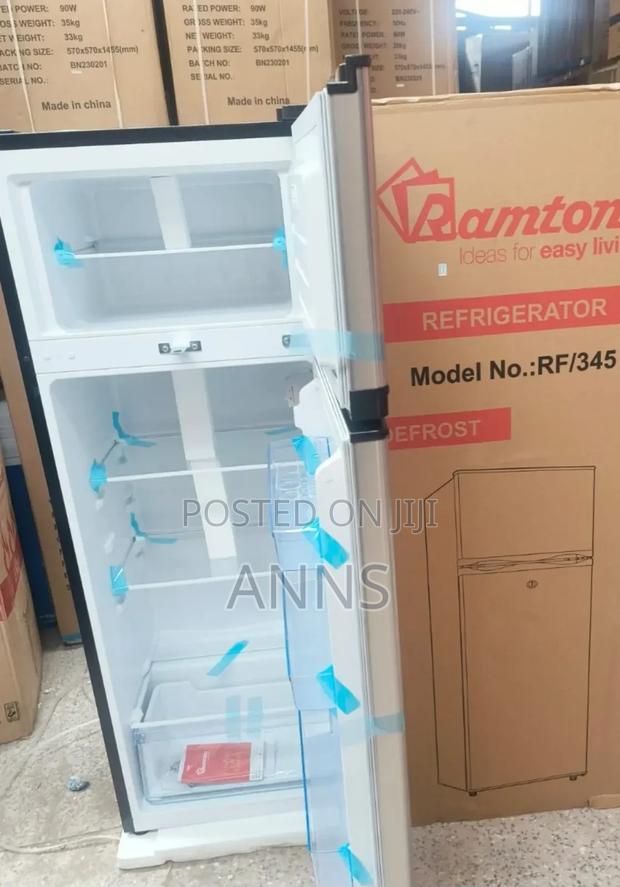 Ramtons 204litres Double Door Energy Saving Fridge