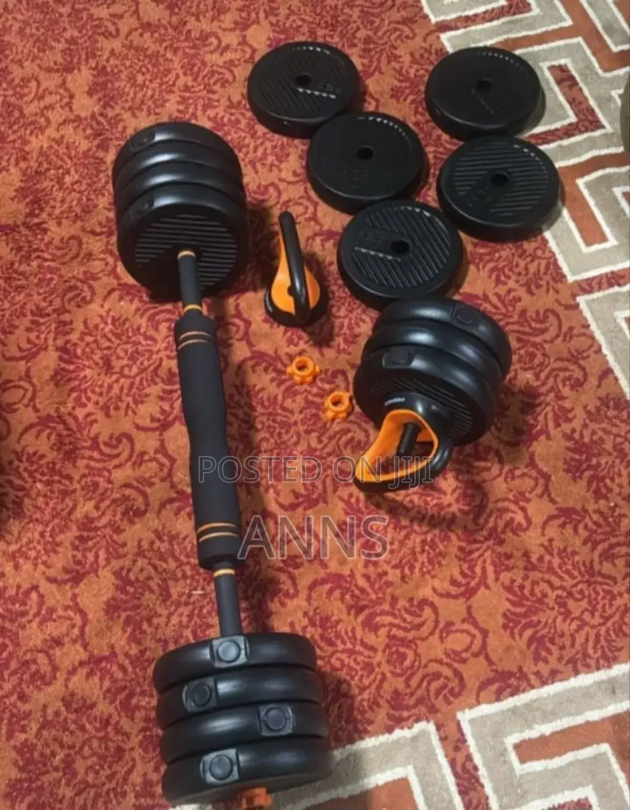 50kgs ~ 6 in 1 Dumbells With Kettle Bell