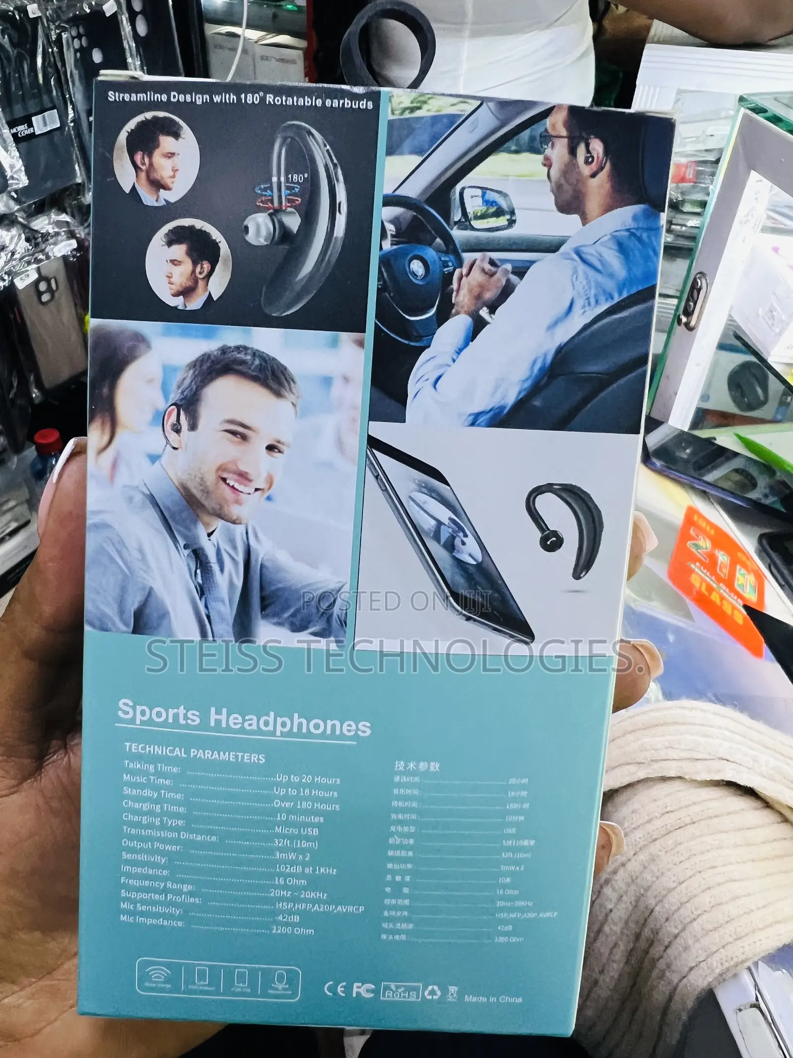 S109 Wireless Headsets.