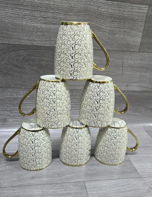 Gold Detonated Tea Mugs
