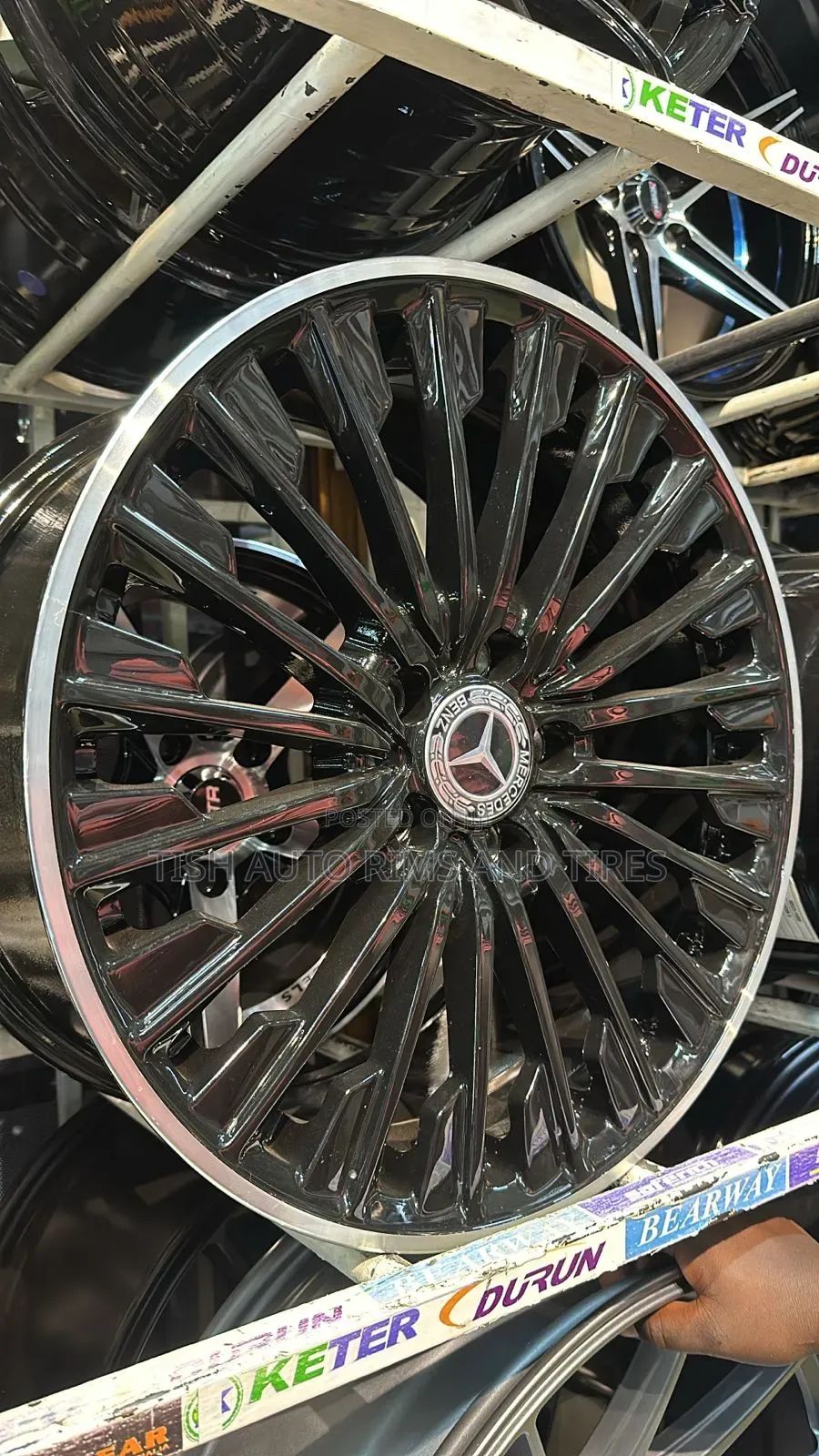 Mercedes Benz E250,E300,C200 18 Inch Black Rims Set
