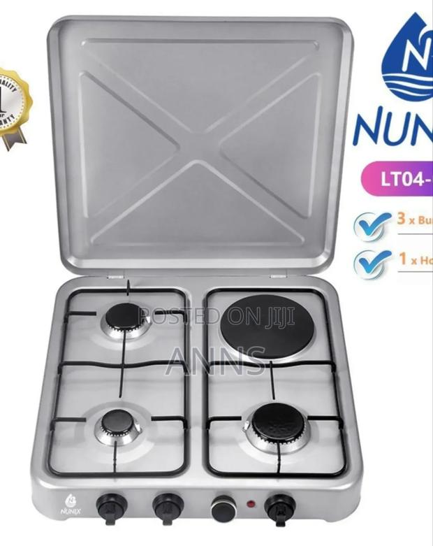 Nunix 3+1 Staineless Steel Table Top Cooker