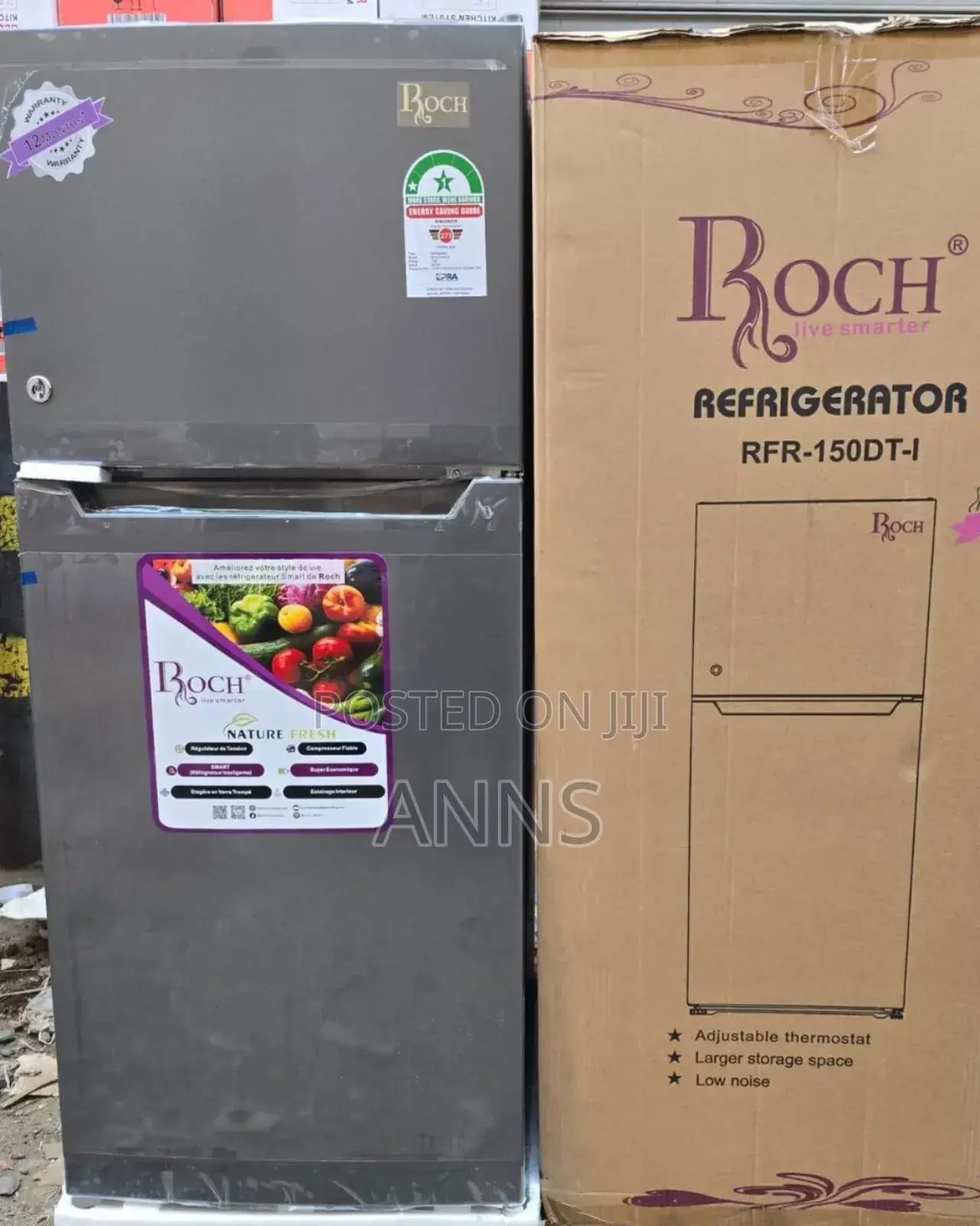Roch Double Door 121L~ Best Refrigerator