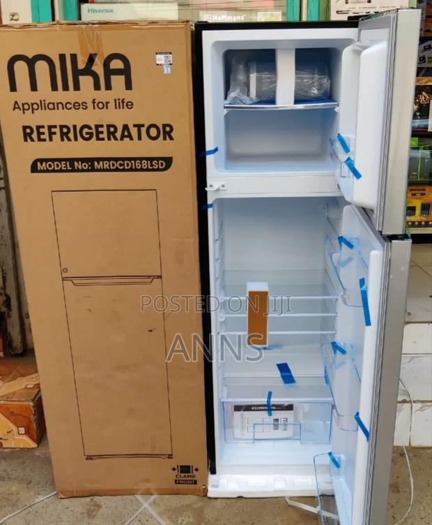 Mika 168L~ Double Door Tall Refrigerator