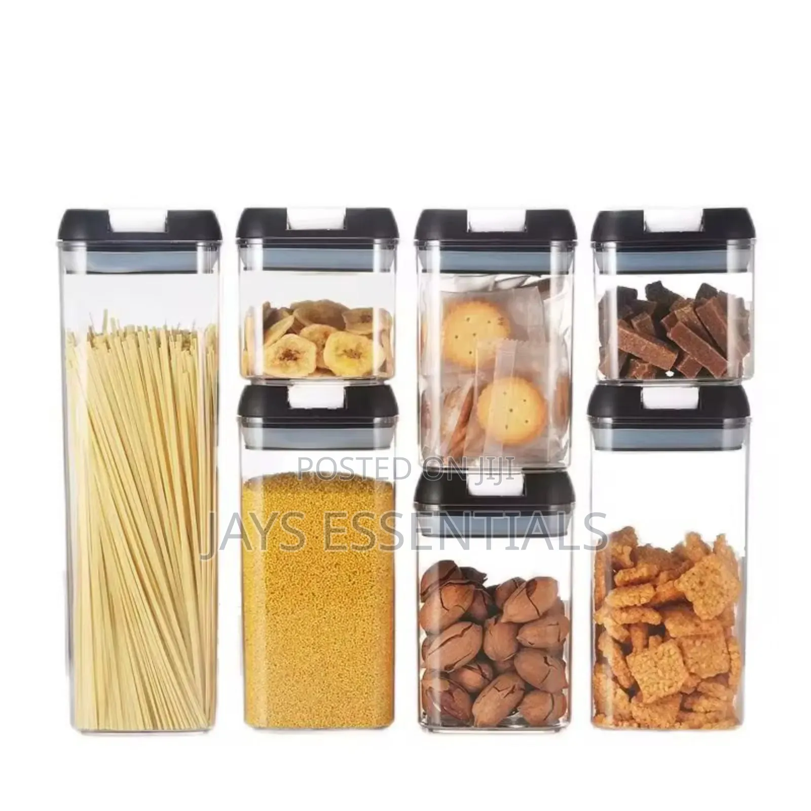 7pc Acrylic Storage Jars