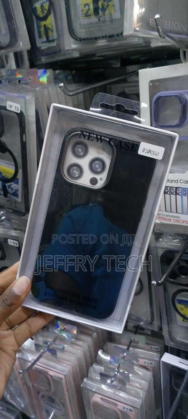 Phone Case for Apple iPhone 14 Pro Max Carbon Fiber - thumbnail 3