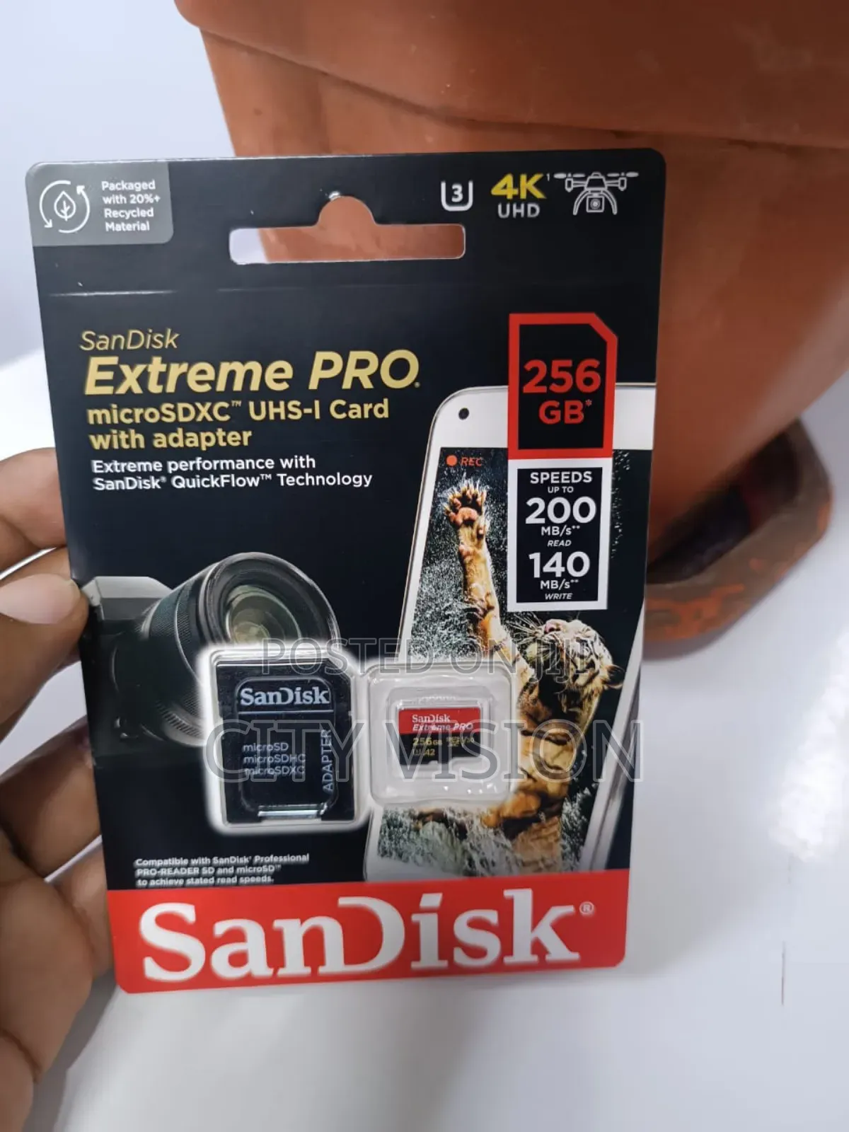 Sandisk Extreme Pro Microsdxc With Adapter 256gb 200 Read