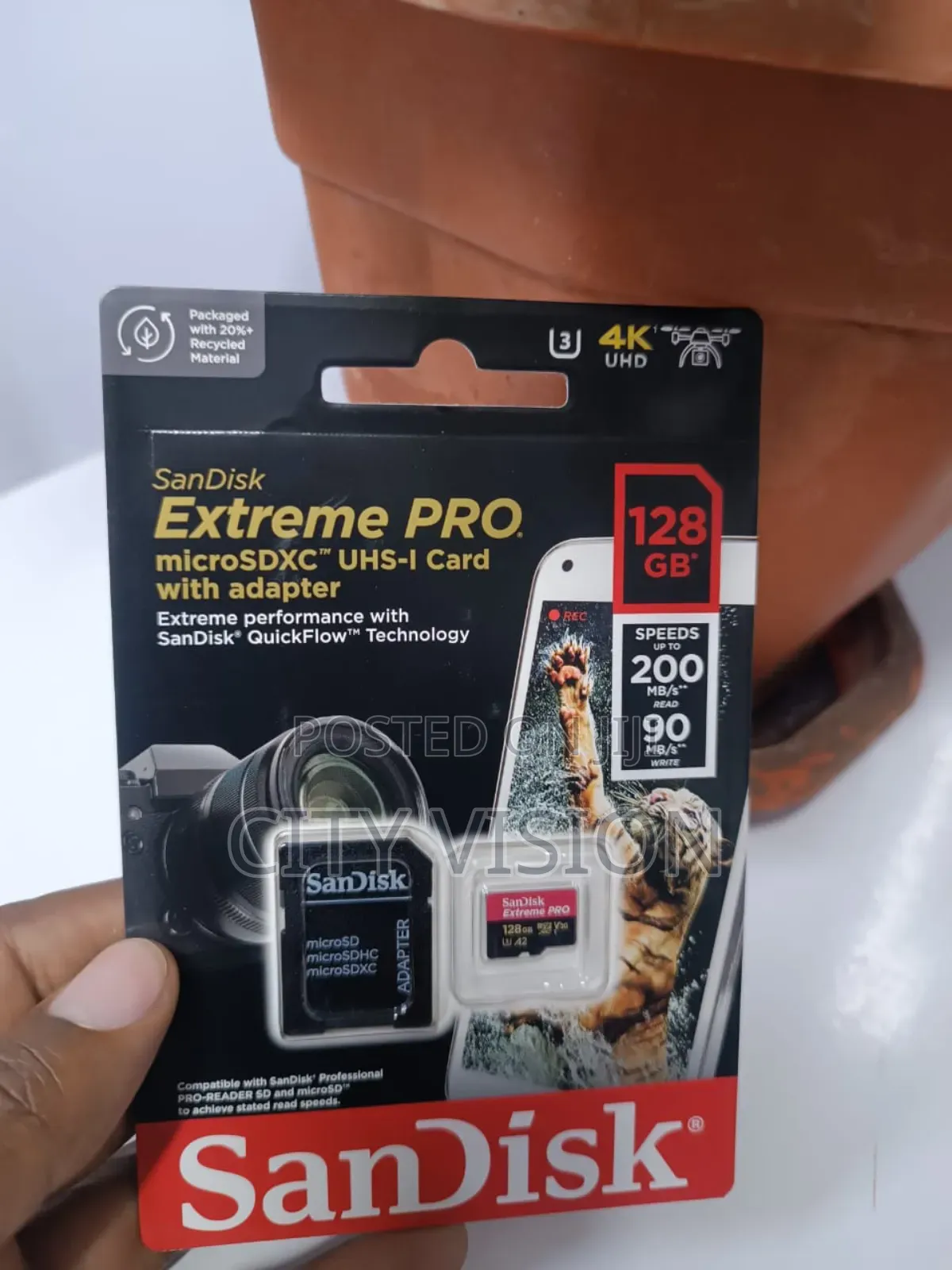 Sandisk Extreme Pro Microsdxc Uhs-I With Adapter 128gb