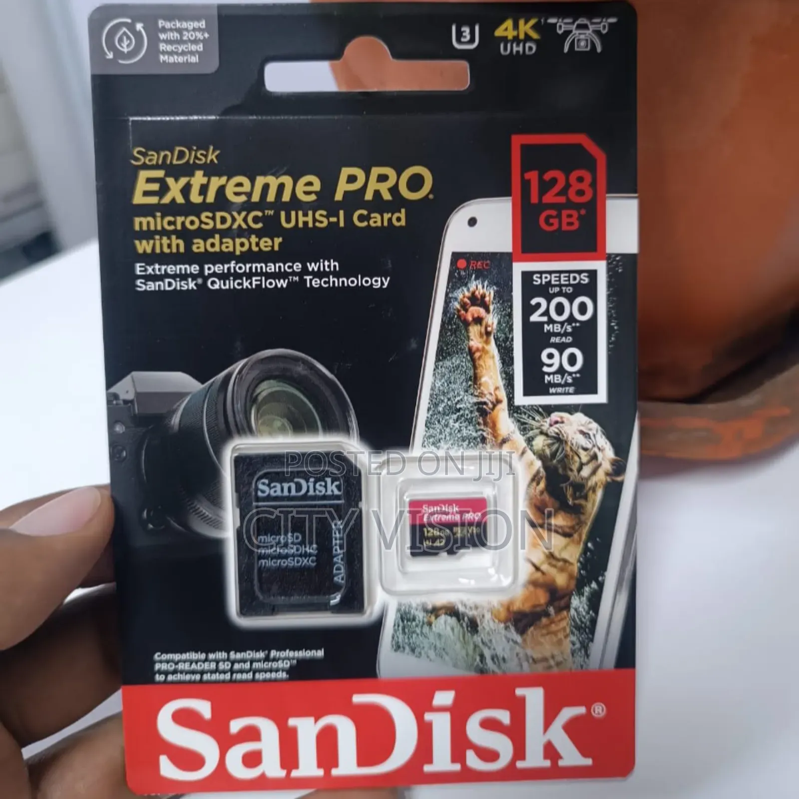 Sandisk Extreme Pro Microsdxc With Adapter 128gb 200 Speed