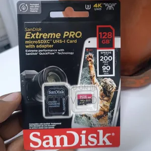 Sandisk Extreme Pro Microsdxc With Adapter 128gb 200 Speed