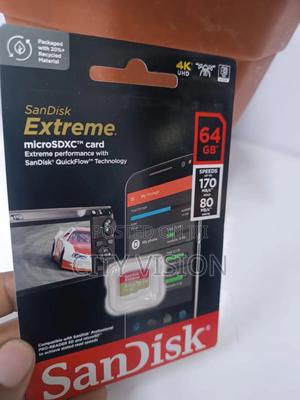 Sandisk Extreme Microsd 64gb 160mbps Read Speed 60mbps Write - thumbnail 2