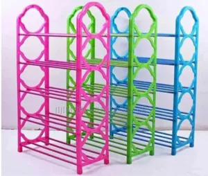 Durable Simple Plastic Shoes Rack Available in All Colours.