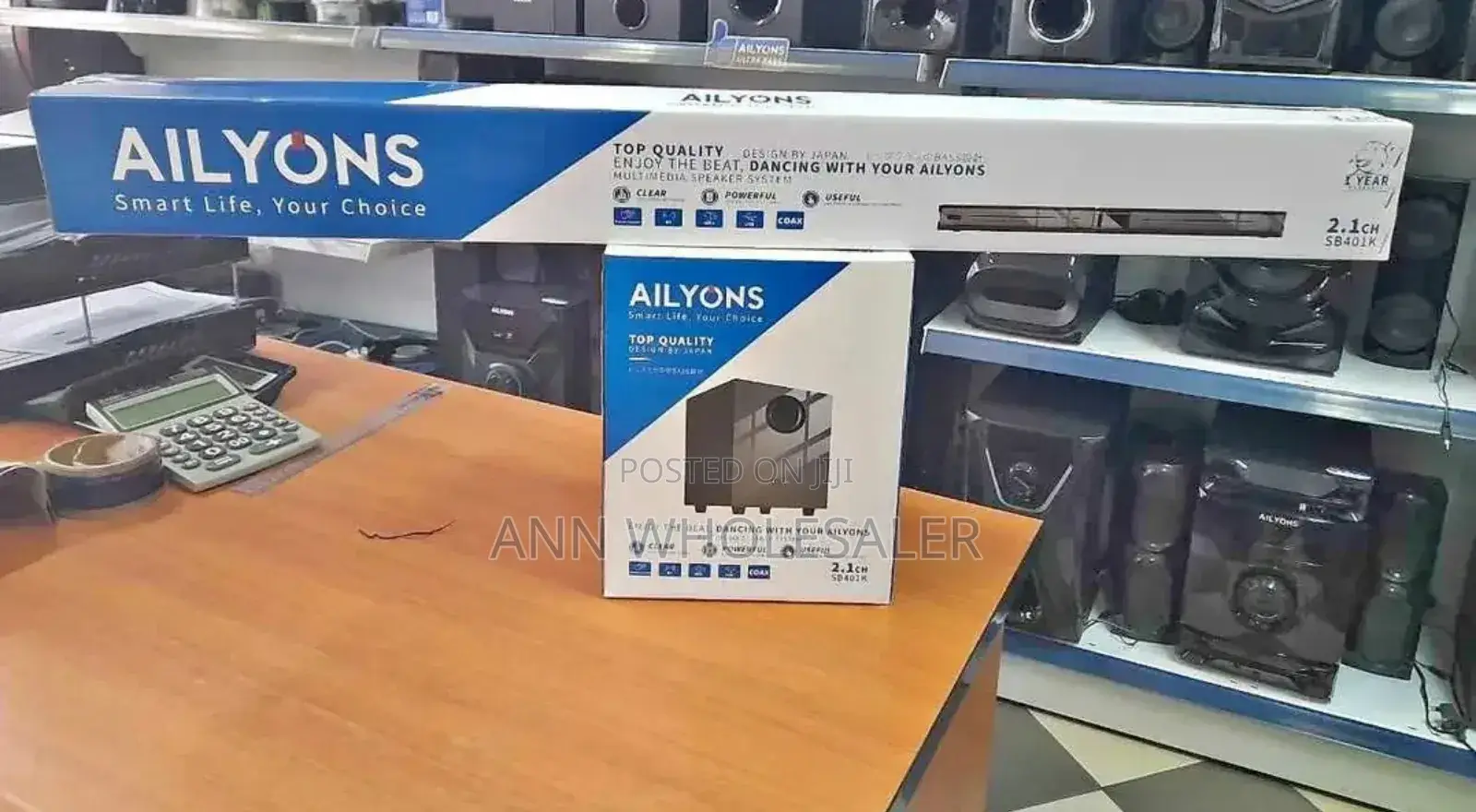 Ailyons Speaker-System-Woofer-Sound-Bar