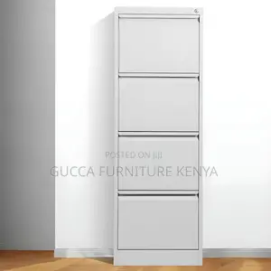 Cabinets: Modern Traditional Metal Cabinet With 4-Drawers