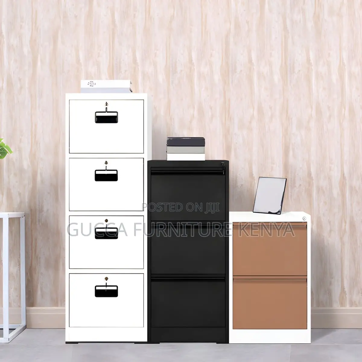 Cabinets: Modern Traditional Metal Cabinet With 4-Drawers