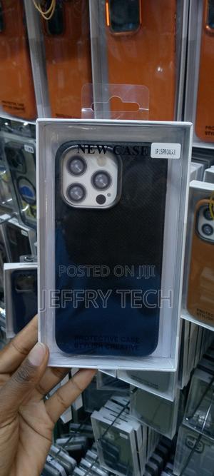 Phone Case for Apple iPhone 1 Pro Max, Carbon Fiber-Black - thumbnail 2