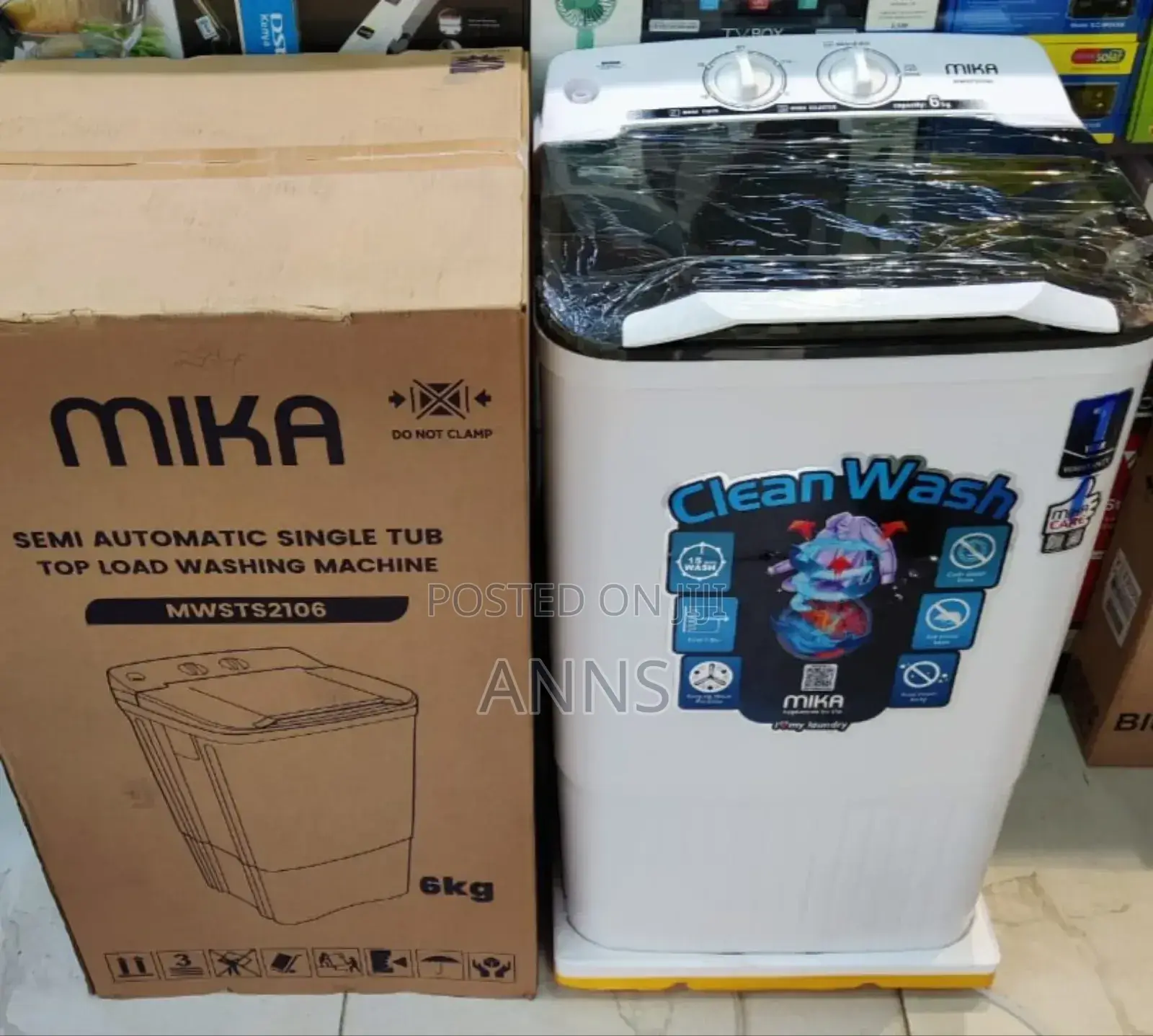 Mika 6kgs Wash Only Laundry Machine