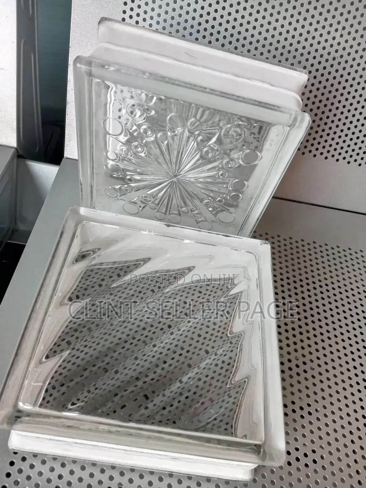 Glass Blocks on Stock.