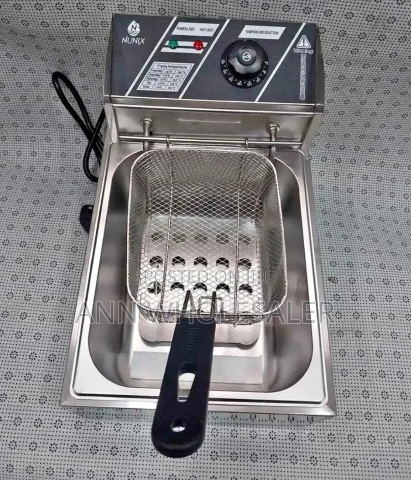 Deep-Fryer-Nunix-Single-Electric-Deep-Fryer-6litres
